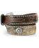 Image #4 - Cody James Men's Hair-On-Hide Star Concho Belt, Tan, hi-res