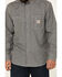 Image #3 - Carhartt Men's FR Force Lightweight Performance Woven Long Sleeve Work Shirt, Grey, hi-res