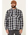 ATG™ by Wrangler Men's All Terrain Cabernet Plaid Long Sleeve Western Flannel Shirt , Red, hi-res