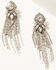 Image #1 - Wonderwest Women's Candice Chandelier Earrings , Silver, hi-res
