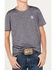 Ariat Boys' Charger Seal Short Sleeve Graphic T-Shirt, Heather Grey, hi-res