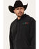 Image #3 - Ariat Men's Mexico Flag Lockup Hooded Sweatshirt, Black, hi-res