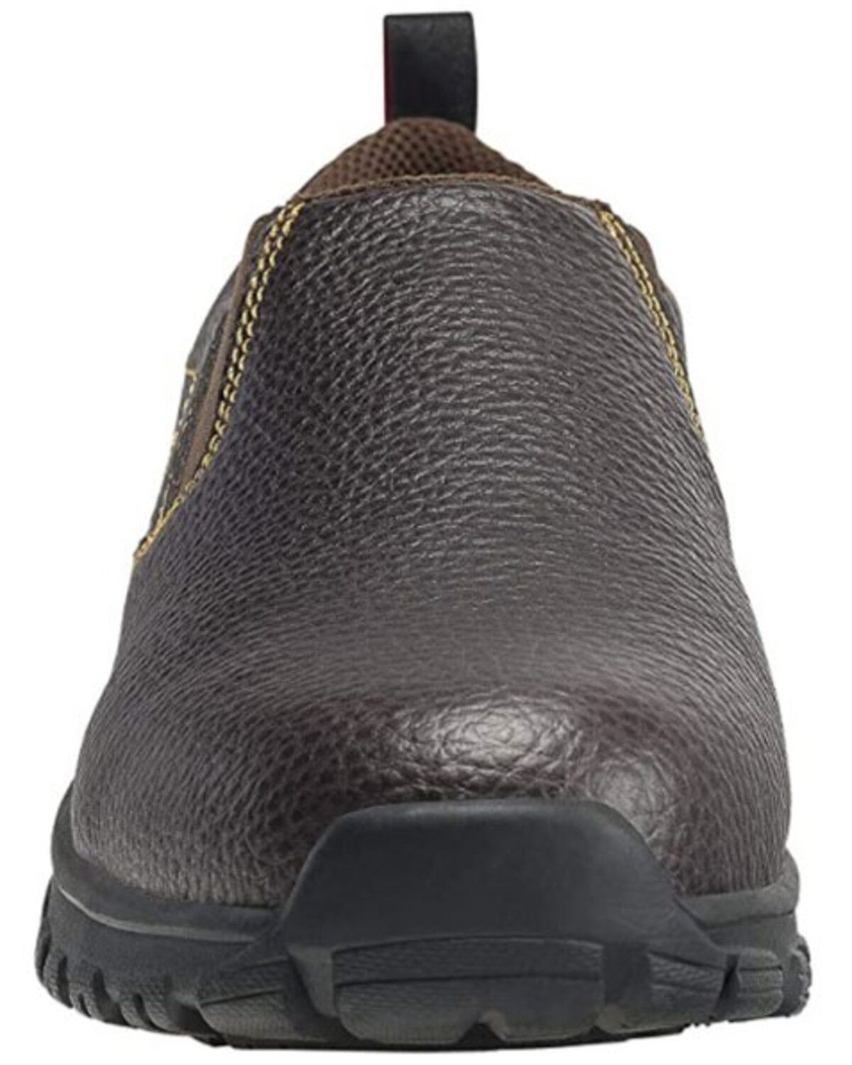 Image #4 - Avenger Men's Flight Brown Waterproof Work Shoes - Alloy Toe, Brown, hi-res