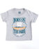 Cinch Toddler Boys' Born On The Farm Short Sleeve Graphic T-Shirt, Heather Grey, hi-res