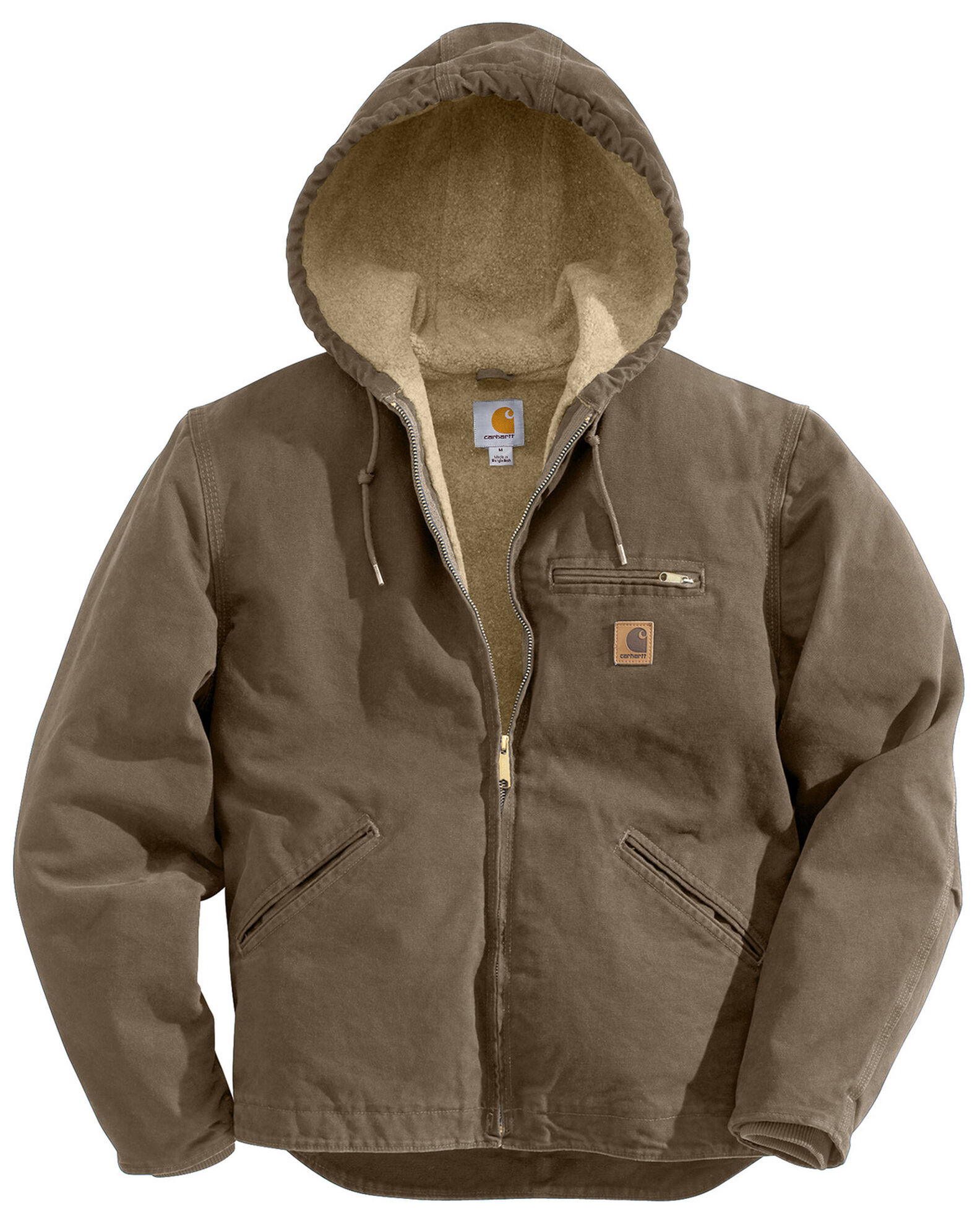 Mens big and tall sherpa lined jacket top