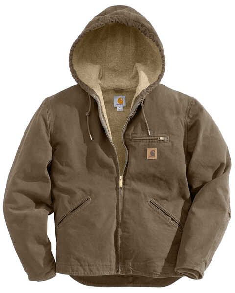 Image #1 - Carhartt Men's Sierra Sherpa Lined Work Jacket - Big & Tall, , hi-res