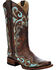 Circle G Women's Honey Embroidered Cowgirl Boots - Square Toe, , hi-res