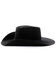 Image #3 - Serratelli 6X Cattleman Fur Felt Cowboy Hat, Black, hi-res