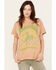 Image #1 - Girl Dangerous Women's Relaxed Music City Nashville Graphic Tee, Mauve, hi-res