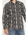 Image #3 - Moonshine Spirit&reg; Men's Twenty Four Seven Floral paisley Print Long Sleeve Snap Western Shirt, Black, hi-res