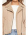 Image #3 - Mauritius Leather Women's RIla Moto Jacket, Ivory, hi-res