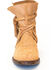 Image #4 - Miss Macie Women's Katie Jo Suede Booties - Round Toe, Cream, hi-res