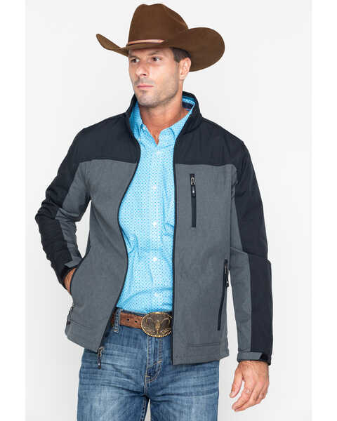 Image #1 - Cody James Core Men's Poly Zip-Up Steamboat Softshell Jacket , , hi-res