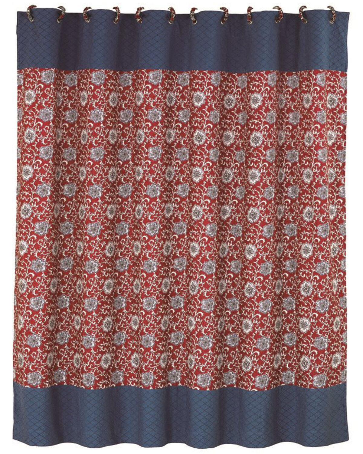 Image #1 - HiEnd Accents Bandera Shower Curtain, Multi, hi-res