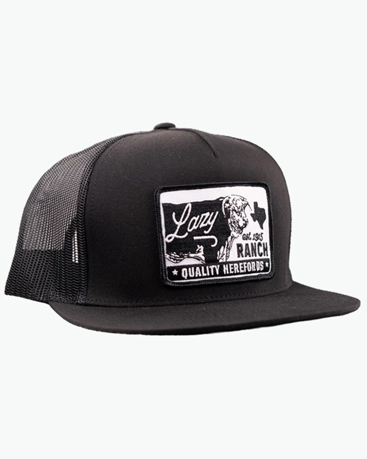 Lazy J Ranchwear Men's Legado Ball Cap, Black, hi-res