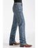 Image #2 - Cinch Men's Bronze Label Medium Wash Slim Fit Tapered Denim Jeans , Blue, hi-res