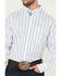 Image #3 - George Strait by Wrangler Men's Striped Long Sleeve Button-Down Stretch Western Shirt, White, hi-res
