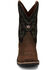 Image #5 - Justin Men's Fireman Black Western Boots - Square Toe, Tan, hi-res