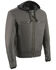 Image #1 - Milwaukee Leather Men's Lightweight Vented Scooter Style Leather Motorcycle Jacket - 4X, Black, hi-res