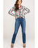 Image #6 - Levi's Women's Classic Straight Mid Rise Maui Waterfall Jeans, Blue, hi-res
