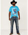 Image #2 - Cinch Men's Lead This Life Desert Night Graphic Short Sleeve T-Shirt, Blue, hi-res