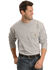 Carhartt Men's Loose Fit Heavyweight Long Sleeve Logo Pocket Work T-Shirt - Big & Tall, Hthr Grey, hi-res