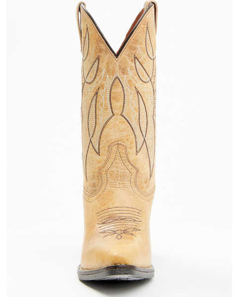 Image #4 - Laredo Women's Livia Western Boots - Snip Toe, Caramel, hi-res
