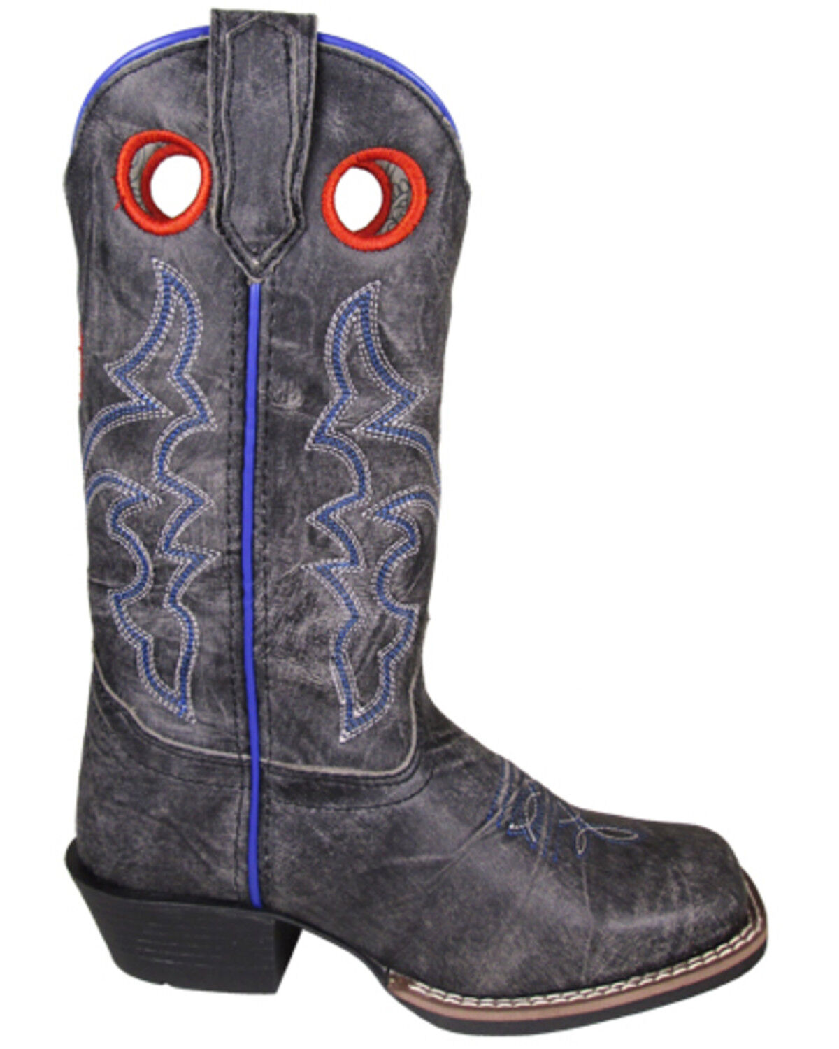 Image #1 - Smoky Mountain Girls' Rosalie Western Boots - Square Toe, , hi-res