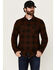 Image #1 - Brothers and Sons Men's Kent Plaid Print Long Sleeve Button-Down Shirt, Wine, hi-res