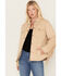Image #1 - Idyllwind Women's Knox Corduroy Fringe Puffer Jacket, Beige/khaki, hi-res