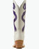 Image #3 - Ariat Women's Beaux Western Boots - Round Toe, White, hi-res