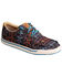 Image #1 - Twisted X Women's Southwestern Casual Shoes - Moc Toe, Blue, hi-res