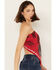 Image #3 - The Laundry Room Women's Coors Light Wolf Bandana Top, Red, hi-res