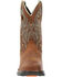 Image #4 - Durango Women's Maverick Waterproof Western Work Boots - Steel Toe, Tan, hi-res
