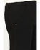 Image #2 - Thorogood Men's Canvas DWR Relaxed Straight Stretch Work Pants - Big, Black, hi-res