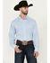 Image #1 - Ariat Men's 360 Airflow Solid Long Sleeve Button-Down Western Shirt, Light Blue, hi-res