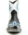 Image #4 - Old Gringo Women's Let Your Heart Western Booties - Snip Toe, Blue/white, hi-res