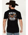 Image #1 - Cowboy Hardware Men's Wise Ass Saloon Short Sleeve T-Shirt, Black, hi-res