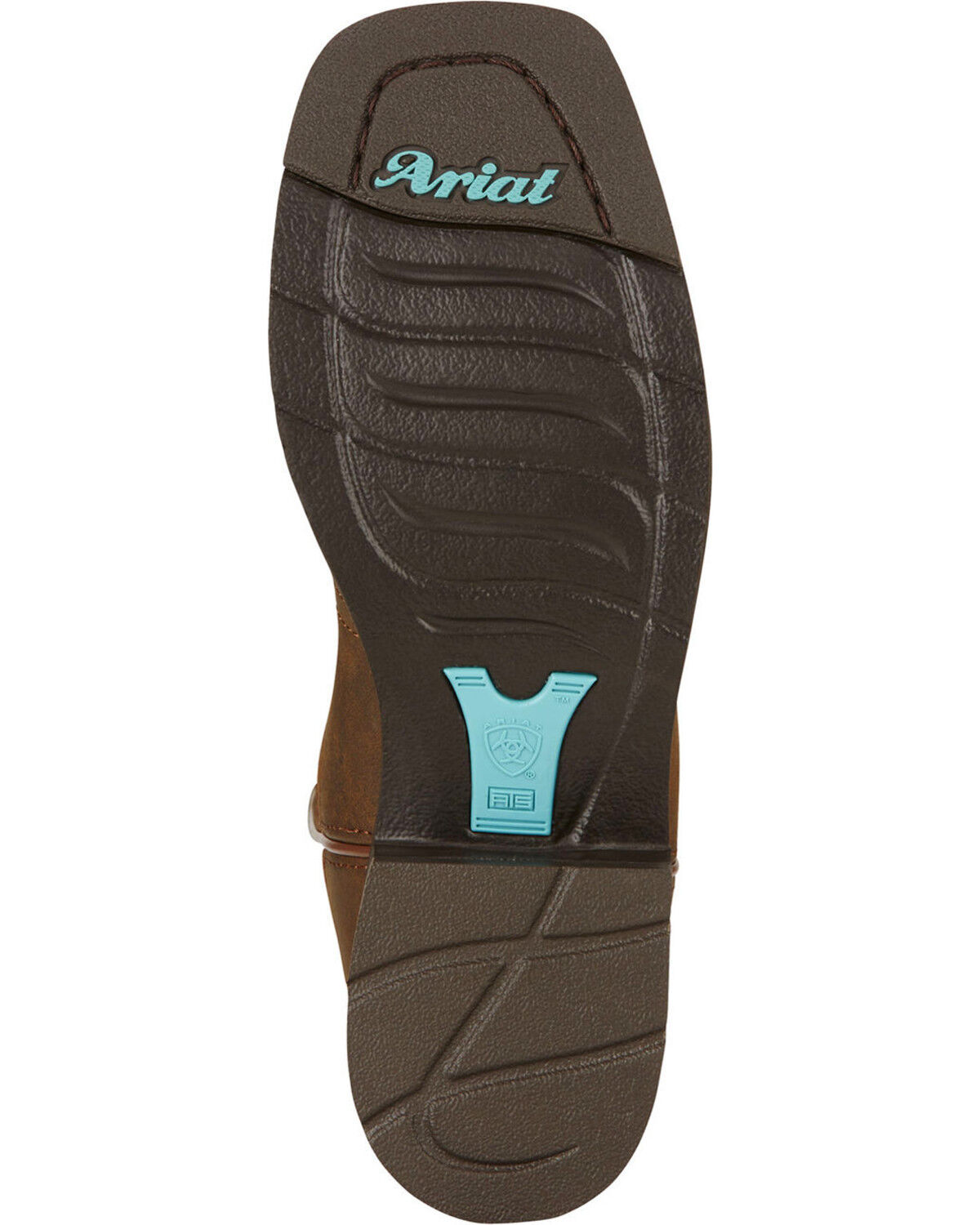 Image #3 - Ariat Women's Delilah Western Performance Boots - Broad Square Toe, Brown, hi-res