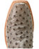 Image #4 - Ariat Men's Futurity Relentless Exotic Ostrich Western Boots - Square Toe, Grey, hi-res