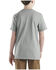 Image #3 - Carhartt Little Boys' Short Sleeve Logo Pocket T-Shirt , Charcoal, hi-res