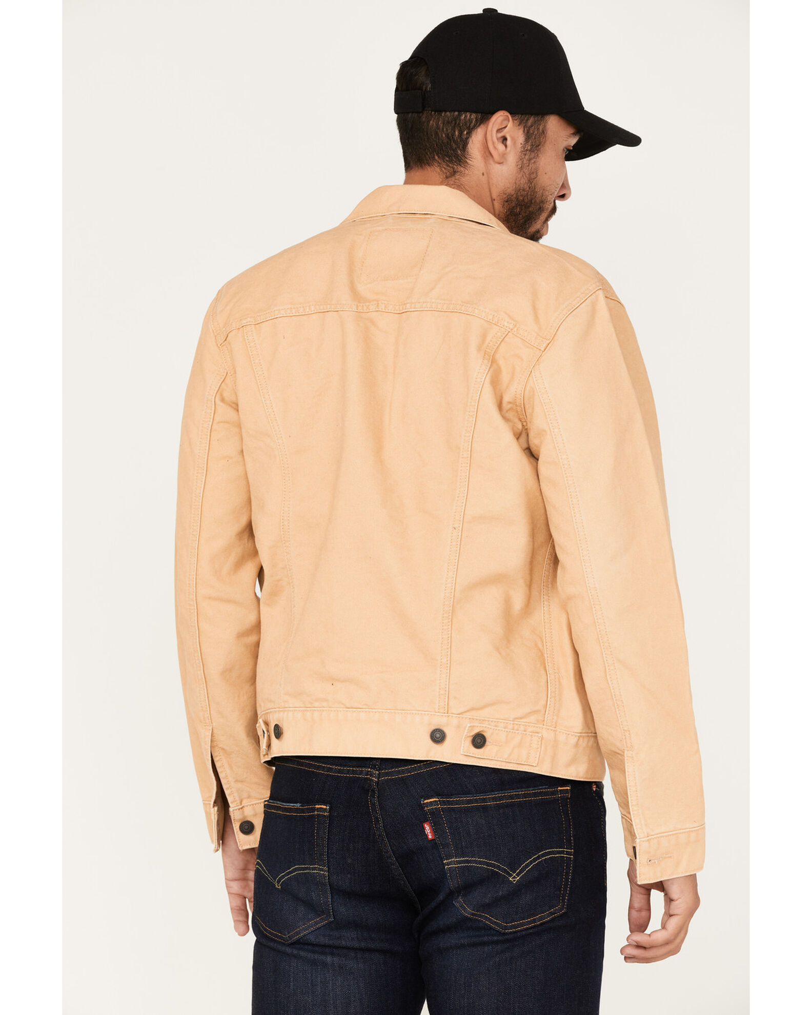 Levi's canvas trucker jacket deals