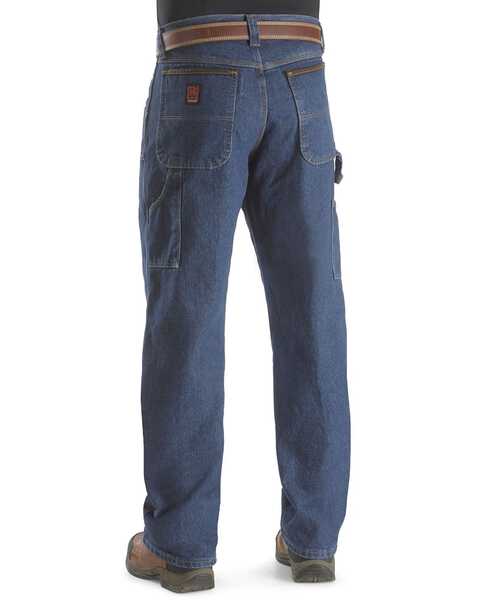 Wrangler Men's Riggs Relaxed Fit Utility Jeans, Antique Indigo, hi-res