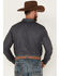 Image #4 - Gibson Trading Co Men's Southside Satin Stripe Snap Western Shirt, Grey, hi-res