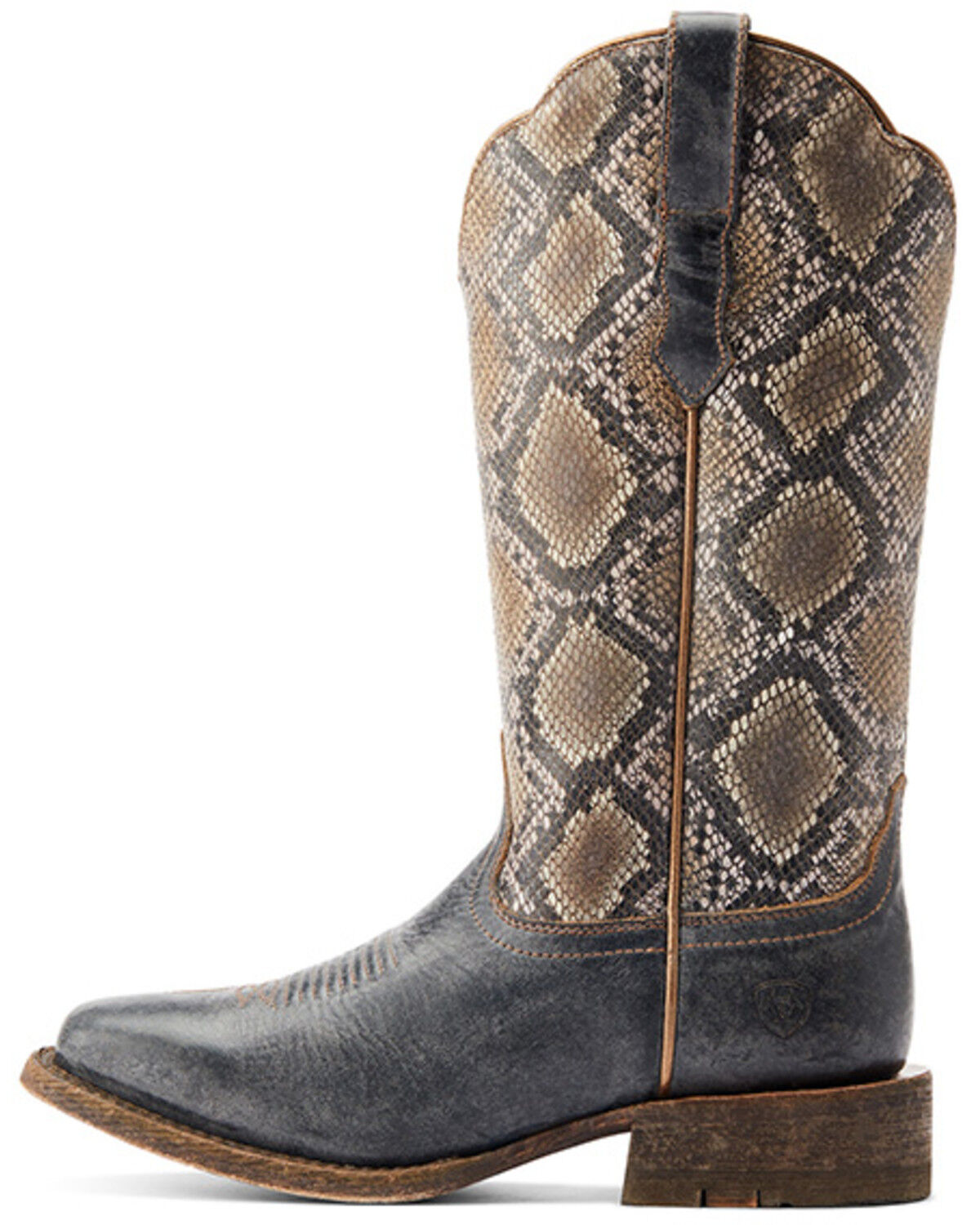 Image #2 - Ariat Women's Frontier Farrah Western Boots - Broad Square Toe, Black, hi-res