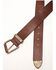 Image #2 - Free People Women's Getty Leather Belt, Mahogany, hi-res