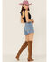 Image #3 - Lee Women's Vintage Daydream Modern High Rise All Purpose Side Zip Shorts, Blue, hi-res