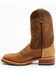 Image #3 - Double H Men's Boot Barn Exclusive 11" Domestic I.C.E™ Saddle Vamp Western Boots - Broad Square Toe, Brown, hi-res
