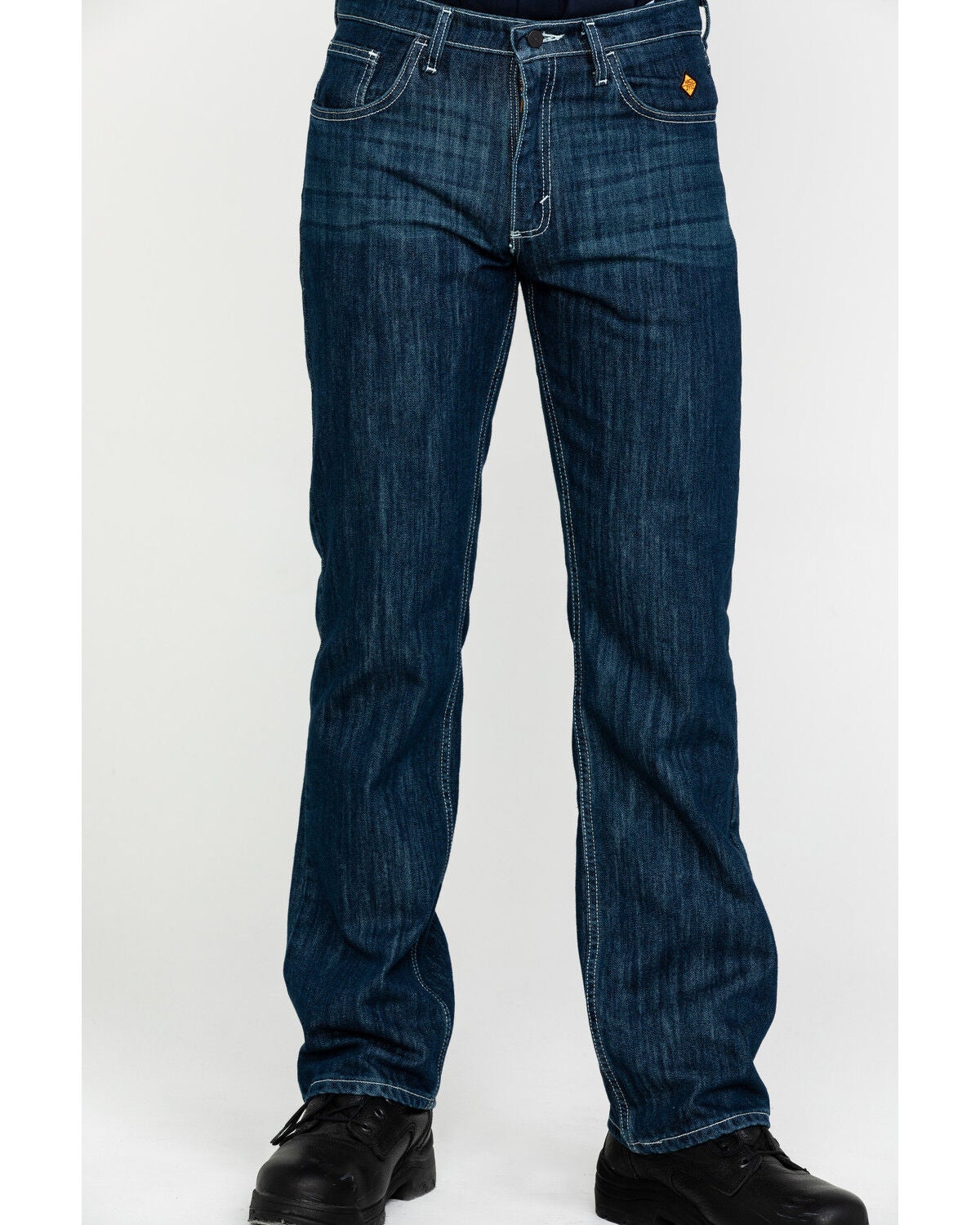 Image #2 - Wrangler 20X Men's FR Vintage Bootcut Jeans, Indigo, hi-res