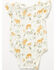 Image #3 - Angel Dear Infant Girls' Pretty Ponies Ruffle Sleeve Snap Onesie, Cream, hi-res